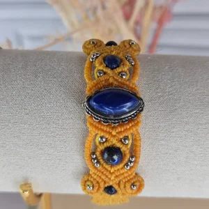 Bracelet Marquise en micro macramé C'Sylvette.